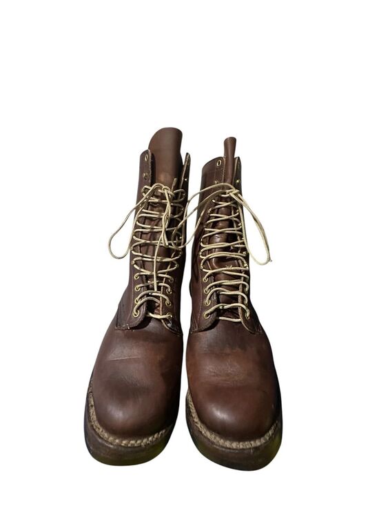 Vintage Hathorn By White\'s Boots Packer Logger Style Mens Sz 11 E Vibram Brown main image 13